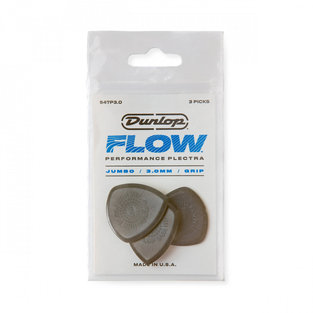 Dunlop 547P3.0 Flow Jumbo Grip Guitar Picks Pack - Reco Music Malaysia