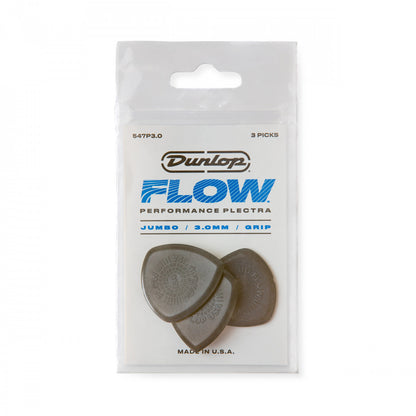 Dunlop 547P3.0 Flow Jumbo Grip Guitar Picks Pack - Reco Music Malaysia