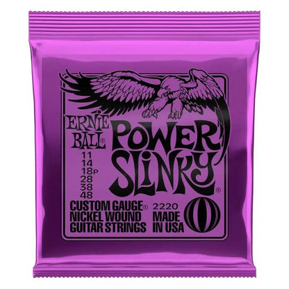 Ernie Ball 2220 Power Slinky Nickel Wound Electric Guitar String 1148 | Reco Music Malaysia