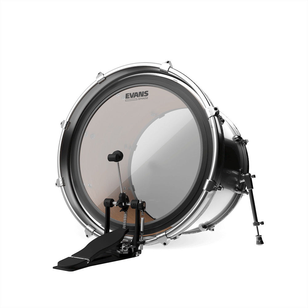 Evans BD22EMAD2-B EMAD2 Clear Bass Batter Drum Head 22-inch Bass Drumhead - Reco Music Malaysia