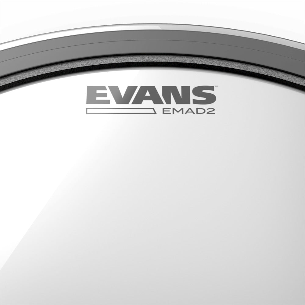 Evans BD22EMAD2-B EMAD2 Clear Bass Batter Drum Head 22-inch Bass Drumhead - Reco Music Malaysia