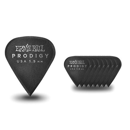 Ernie Ball PO9199 1.5mm Black Standard Prodigy Guitar Picks, Pack Of 6 - Reco Music Malaysia