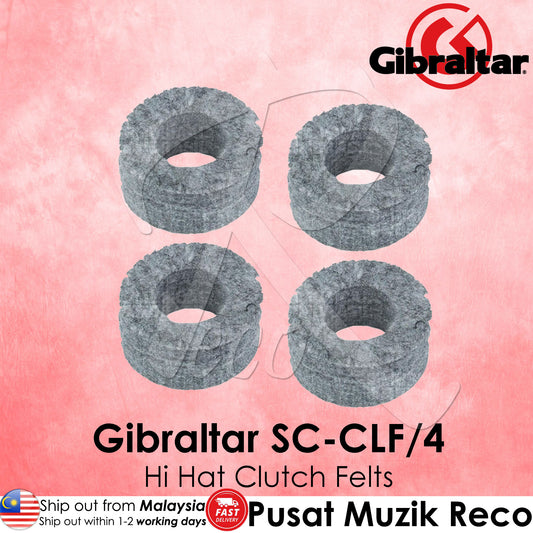 Gibraltar SC-CLF/4 Hi-Hat Clutch Felts 4/Pack | Reco Music Malaysia