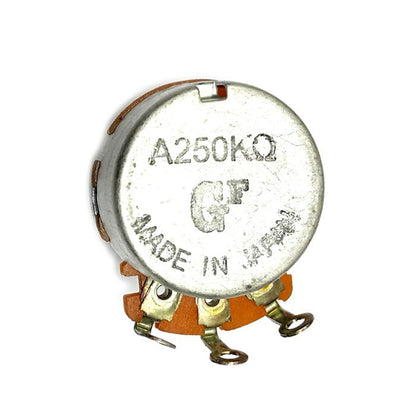 Gotoh GF250K 250K Guitar Potentiometer – A250K / B250K | Made in Japan