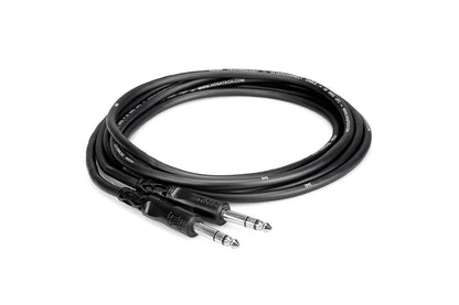 Hosa CSS-103 1/4 inch TRS to 1/4 inch TRS Balanced Interconnect Cable, 3 feet - Reco Music Malaysia