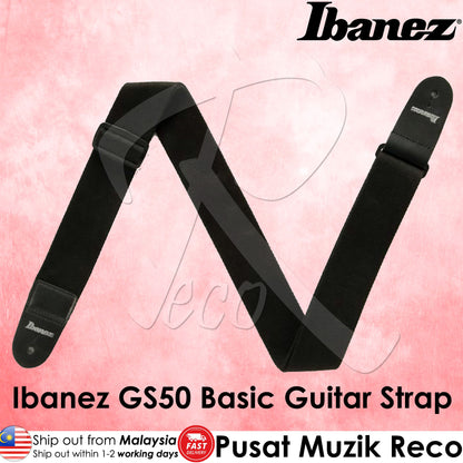 Ibanez GS50 Basic Guitar Strap - Reco Music Malaysia