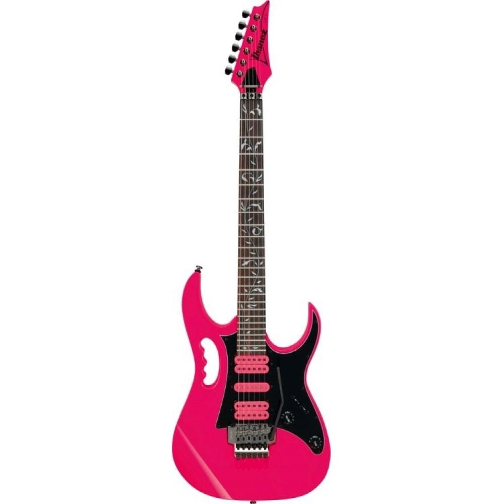 Ibanez JEMJRSP PK Steve Vai Signature Electric Guitar 24 Frets Double-Locking Tremolo , Pink - Reco Music Malaysia