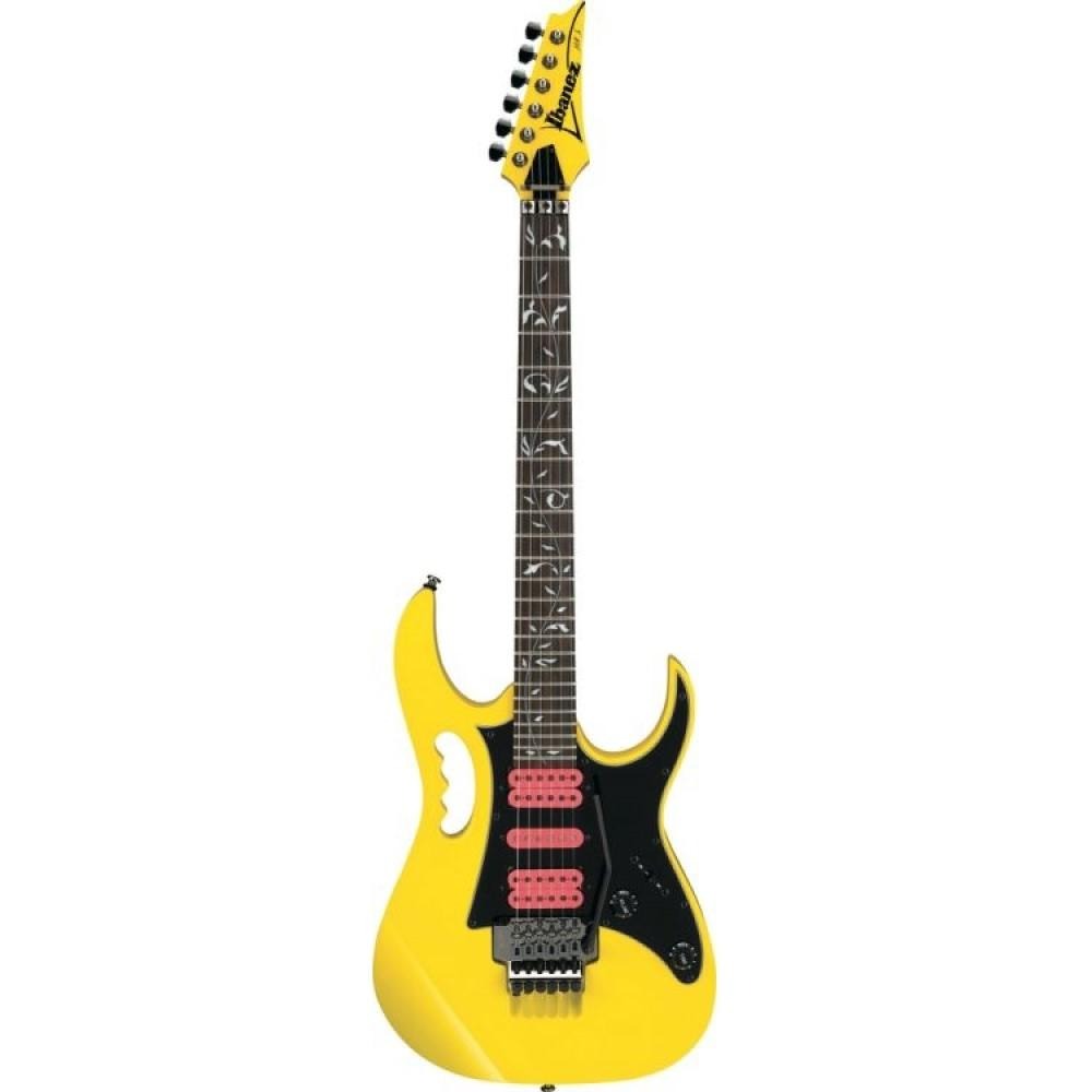 Ibanez JEMJRSP YE Steve Vai Signature Electric Guitar 24 Frets Double-Locking Tremolo , Yellow - Reco Music Malaysia