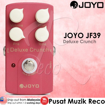 Joyo JF-39 Deluxe Crunch Guitar Effect Pedal - Reco Music Malaysia