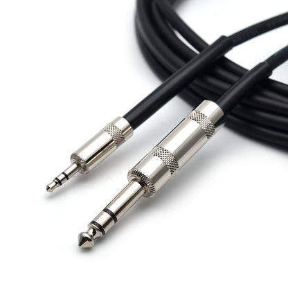 Joyo CM-01 3.5mm Male to 6.3mm Male 6ft Shielded Stereo Cable - Reco Music Malaysia