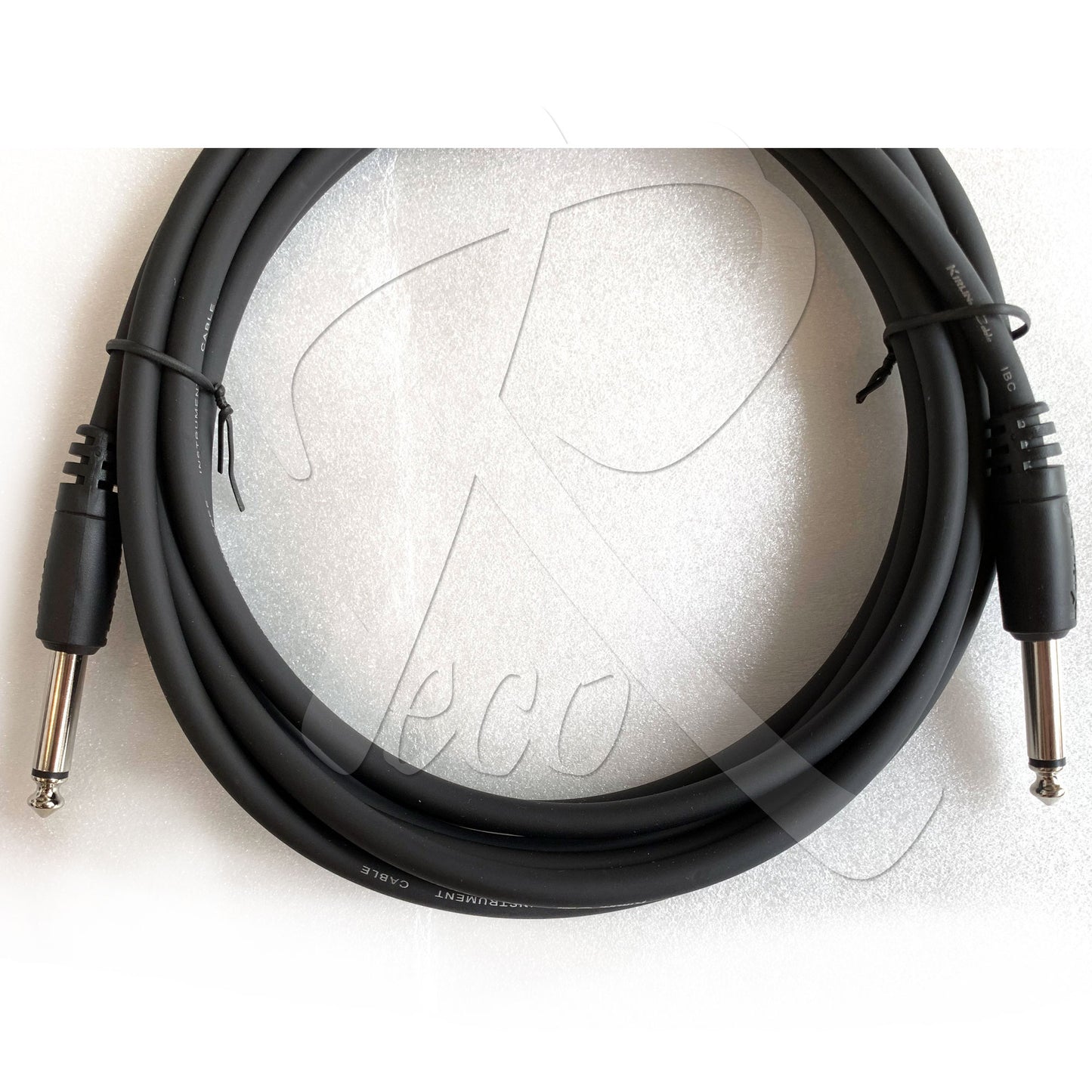 Kirlin IC-241 /BK Instrument Guitar Cable 10ft