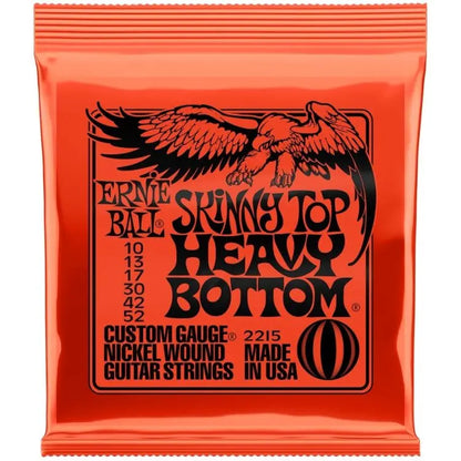 Ernie Ball 2215 Skinny Top Heavy Bottom Nickel Wound Electric Guitar String 1052 | Reco Music Malaysia