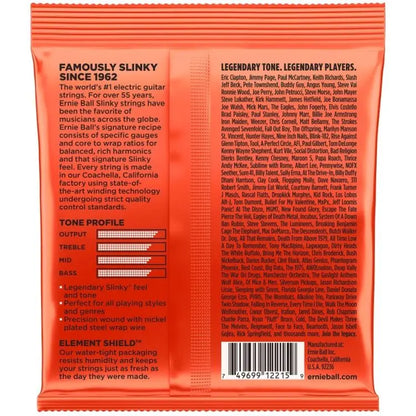 Ernie Ball 2215 Skinny Top Heavy Bottom Nickel Wound Electric Guitar String 1052 | Reco Music Malaysia