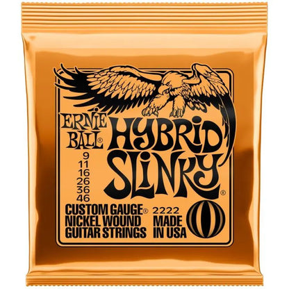 Ernie Ball 2222 Hybrid Slinky Nickel Wound Electric Guitar String 0946 | Reco Music Malaysia