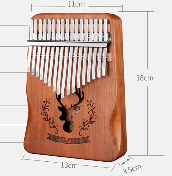 RM 17 keys Pink Kalimba Thumb Piano Finger Piano - Reco Music Malaysia