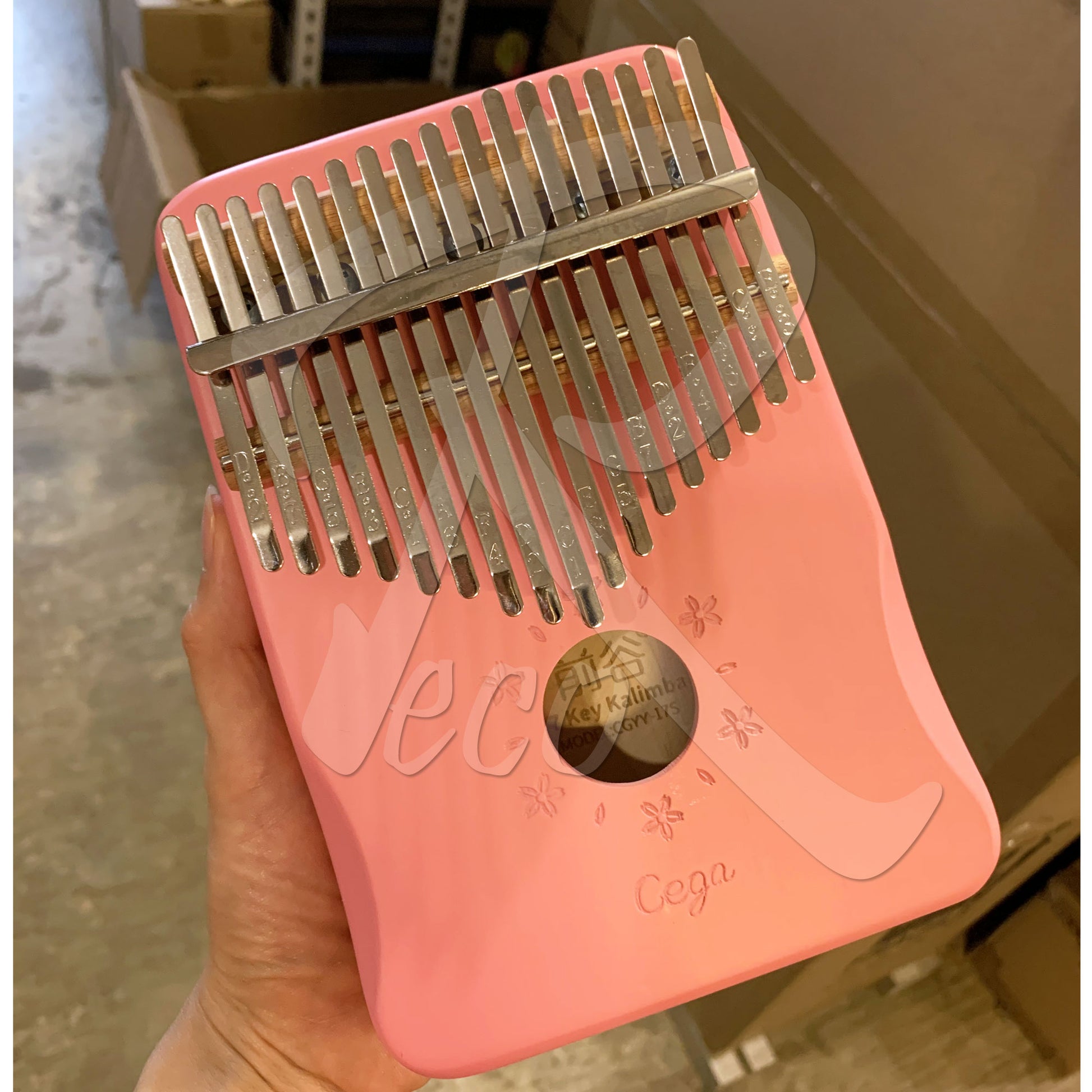 RM 17 keys Pink Kalimba Thumb Piano Finger Piano - Reco Music Malaysia