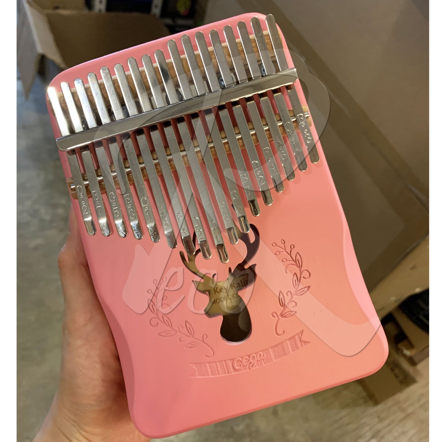 RM 17 keys Pink Kalimba Thumb Piano Finger Piano - Reco Music Malaysia