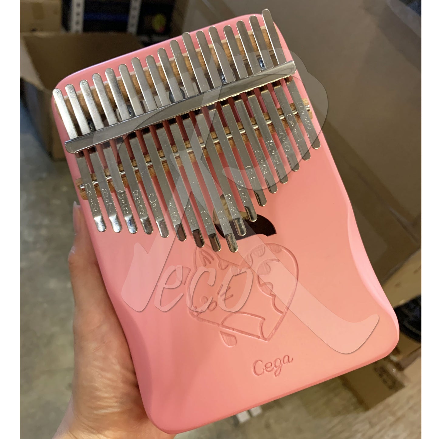 RM 17 keys Pink Kalimba Thumb Piano Finger Piano - Reco Music Malaysia