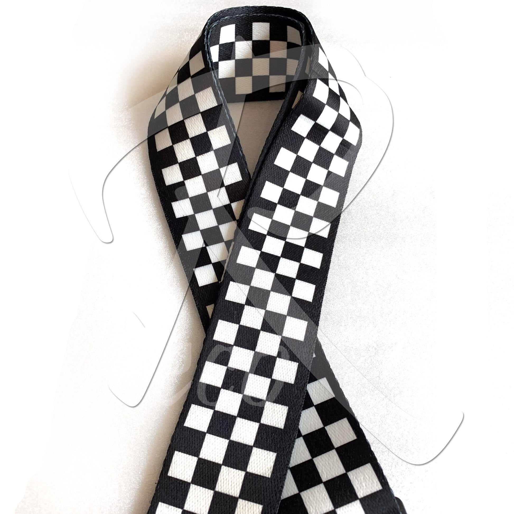 RM Designer Polyester Guitar Strap - Checker - Reco Music Malaysia