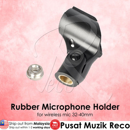 RM Rubber Wireless Microphone Clip - Reco Music Malaysia