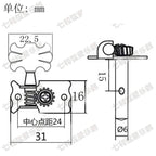 RM Kapok Guitar Machine Head Tuning Peg 3R3L - Reco Music Malaysia