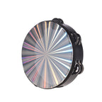 RM 8 Inch Wooden Radiant Tambourine with Skin Double Row Jingles | Reco Music Malaysia