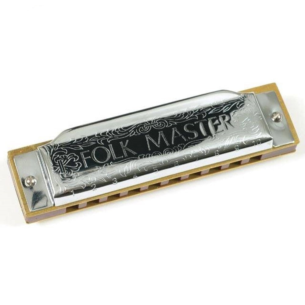 Suzuki 1072-A Folkmaster A Key Diatonic Harmonica 10 Holes - Reco Music Malaysia