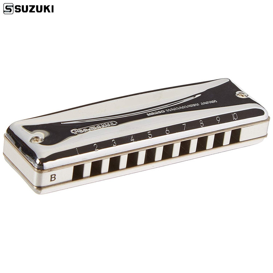 Suzuki MR350-C Promaster Professional 10 Hole Diatonic Harmonica - Reco Music Malaysia