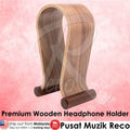 RM RHH200 Premium Wooden Headphone Holder - Reco Music Malaysia