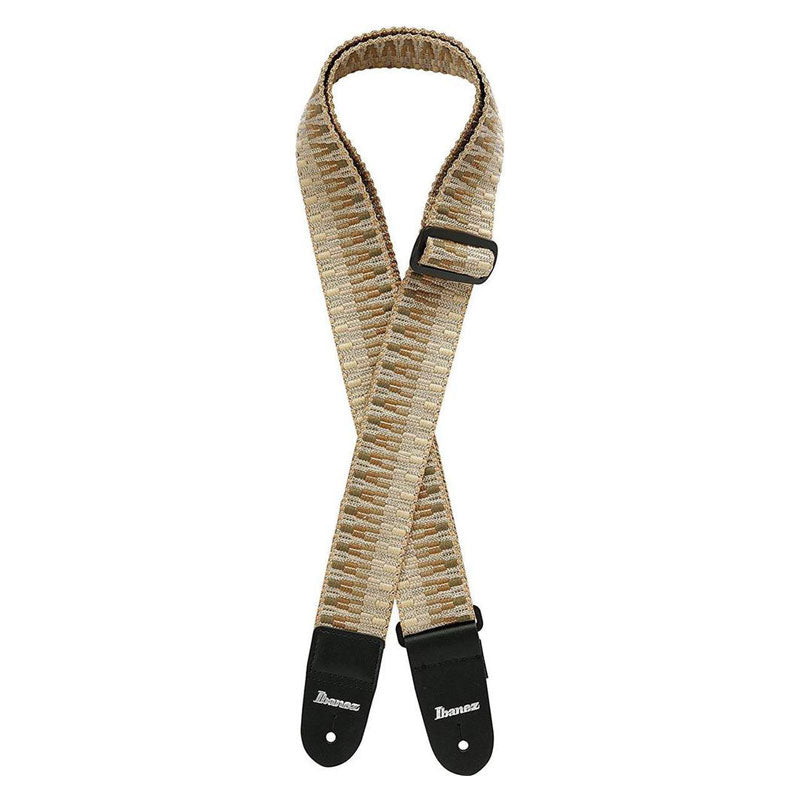 Ibanez GSB50 C4 Braided Guitar Strap Khaki - Reco Music Malaysia