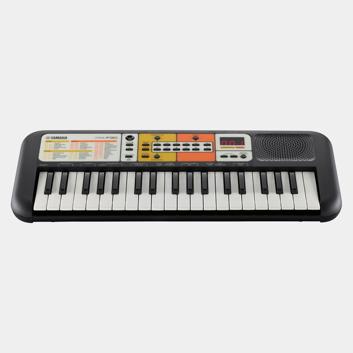 Yamaha PSS-F30 37-Key USB Powered Mini Music Digital Keyboard | Reco Music Malaysia