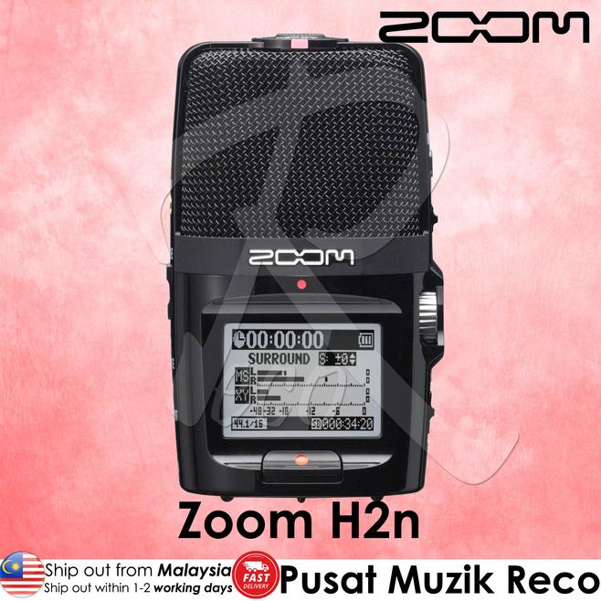 Zoom H2n 2 Input 4 Track Handy Recorder - Reco Music Malaysia