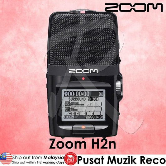 Zoom H2n 2 Input 4 Track Handy Recorder - Reco Music Malaysia