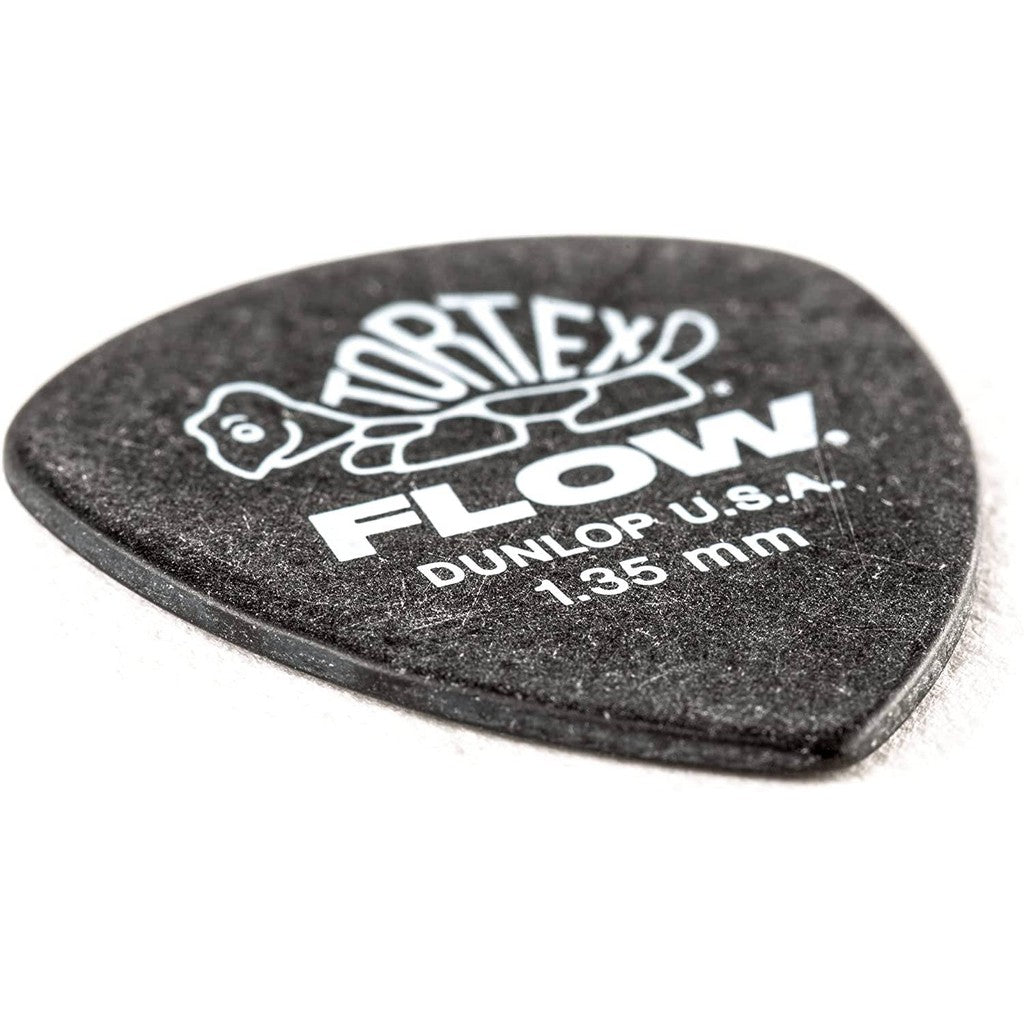 Jim Dunlop 558P135 Tortex Flow Standard 1.35 MM Grey Guitar Picks (12 Pcs/ Pack) - Reco Music Malaysia