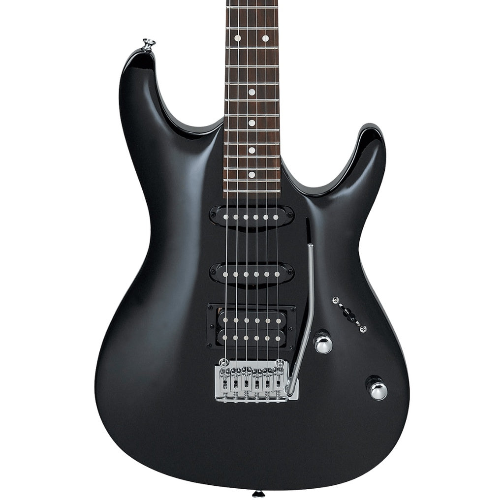 Ibanez GSA60-BKN Black Night Electric Guitar with Tremolo Agathis Body HSS Pickup(GSA60BKN) - Reco Music Malaysia