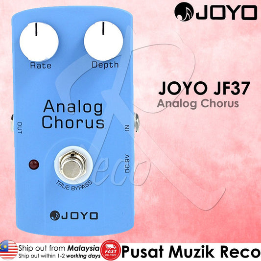 Joyo JF-37 Analog Chorus Guitar Effect Pedal - Reco Music Malaysia