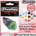 Jim Dunlop PVP102 Guitar Pick Variety Pack, Medium Heavy - Reco Music Malaysia