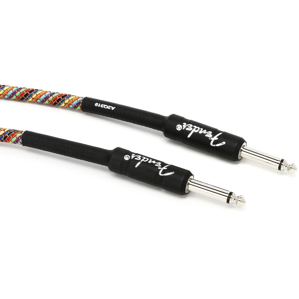 Fender 0990918299 18.6Ft Rainbow Festival Hemp Straight Instrument Cable