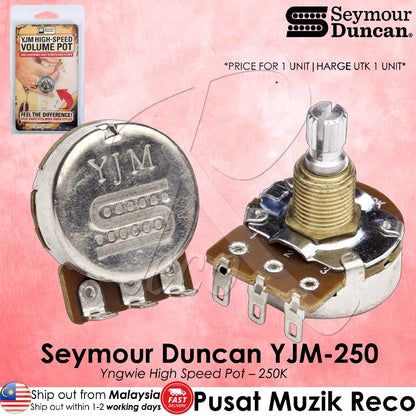 Seymour Duncan YJM-250 Yngwie Hi-Speed Volume Electric Guitar Pot 250k | Reco Music Malaysia