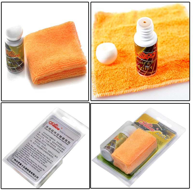 Alice A044 Guitar Metal Polish Guitar Fret Wire & Machine Head Polish with Cloth - Reco Music Malaysia