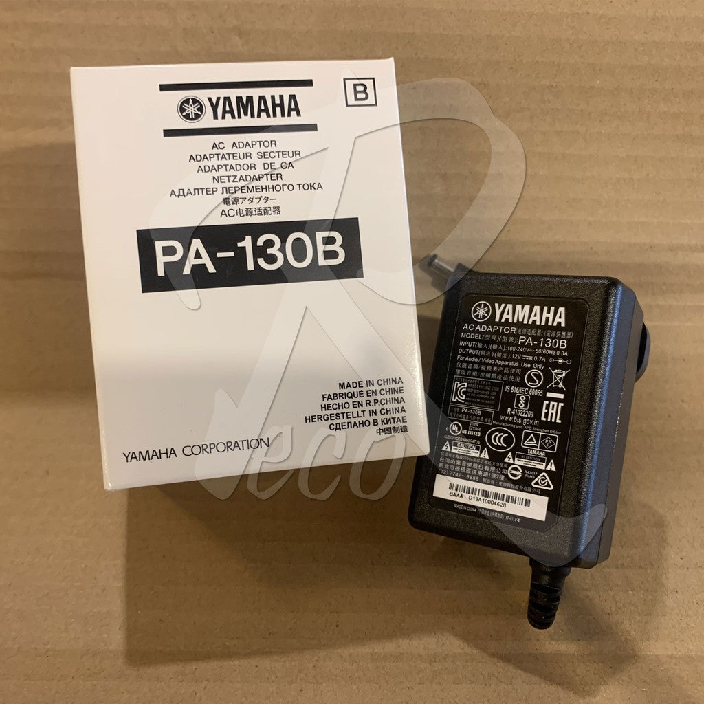 Yamaha PA-130B 12V AC Power Adapter Power Supply Cord for Electric Digital Keyboard Piano (PA130B) - Reco Music Malaysia