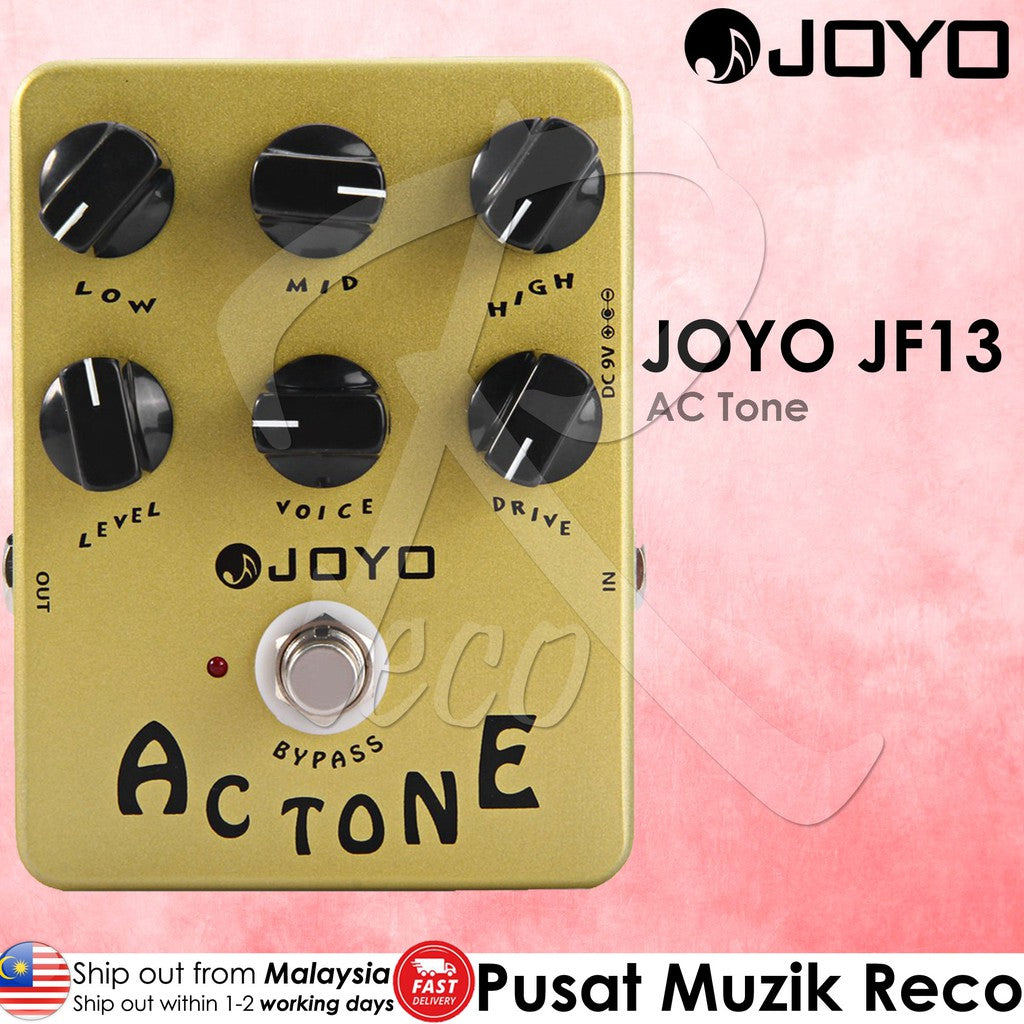 Joyo JF-13 AC Tone Vintage Tube Amplifier Guitar Effect Pedal - Reco Music Malaysia