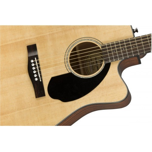 Fender CD-60SCE-Natural Solid Top 6-String Acoustic-Electric Guitar | Reco Music Malaysia