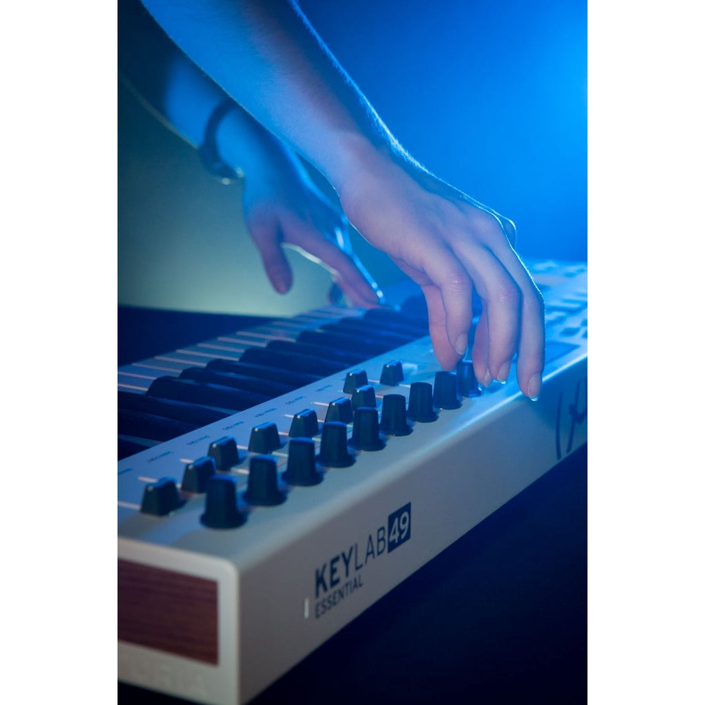 Arturia KeyLab Essential 49 49 key USB Midi White Keyboard Controller- Reco Music Malaysia