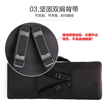 RM RKB/L 61 Keys Large Padded Keyboard Bag Double Shoulder Back Strap - Reco Music Malaysia