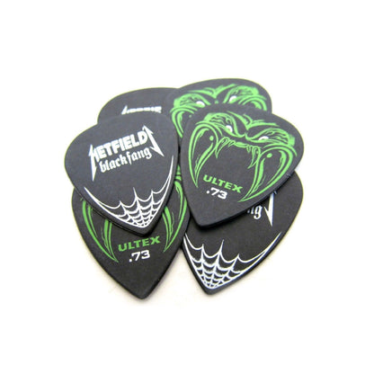 Jim Dunlop PH112P73 James Hetfield Black Fang 0.73mm Guitar Picks Player Pack - Reco Music Malaysia