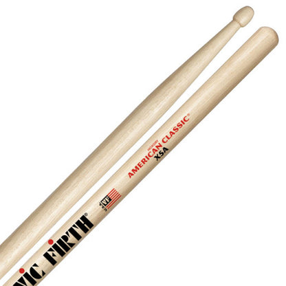 Vic Firth X5A American Classic Extreme 5A Hickory Wood Tip Drumstick - Reco Music Malaysia