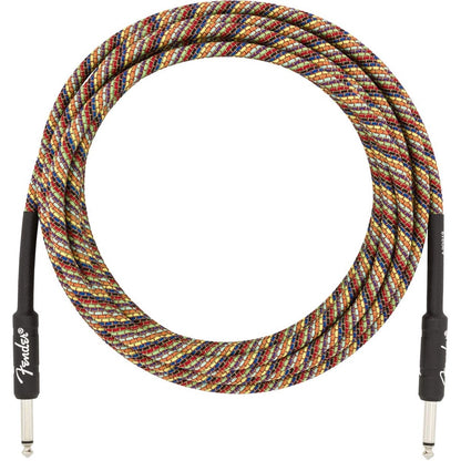 Fender 0990918299 18.6Ft Rainbow Festival Hemp Straight Instrument Cable