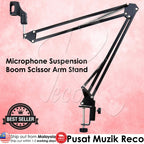 RM NB-35 Microphone Suspension Boom Scissor Arm Desktop Stand  - Reco Music Malaysia