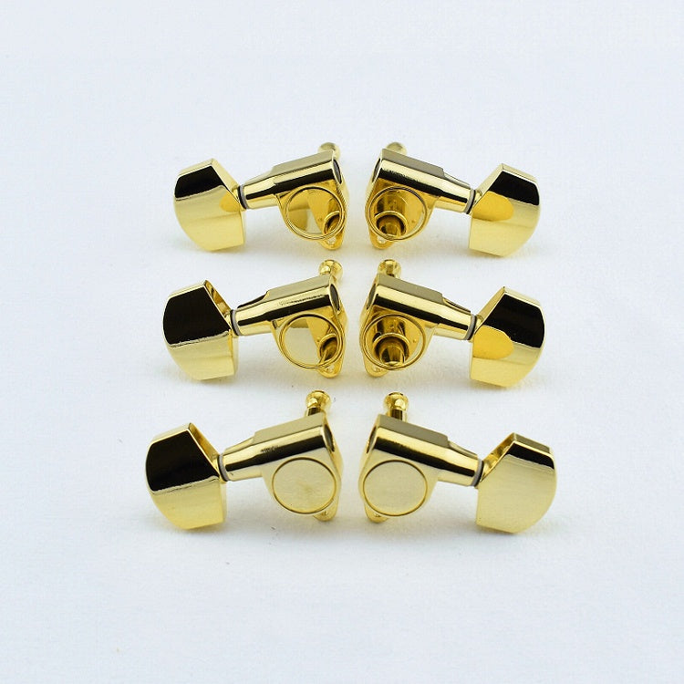 RM GF1341-GD Diecast SL 3R 90 Degree Angle GOLD Guitar Machine Head SET Tuning Peg Tuner - Reco Music Malaysia